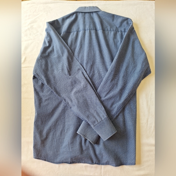 Bruun & Stengade Men's Blue Button Down Shirt Size 17.5 x 44 - Picture 5 of 5